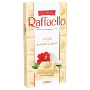 Raffaello Шоколад Бял с Кокос и Бадем 90 г