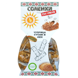 Соленки със спелта - кимион и хималайска сол 120 г