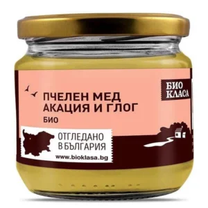 Био Мед Био Класа от Акация и Глог 450 г