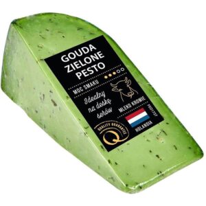 Гауда със зелено песто