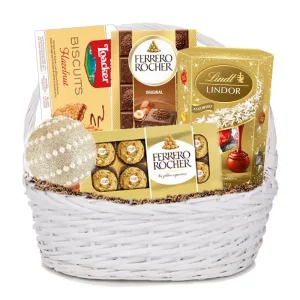 Коледна Подаръчна Кошница Ferrero Gold