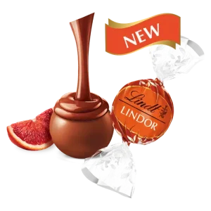 Бонбон Lindt Lindor червен портокал 14 г