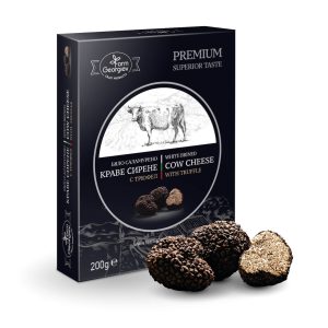 Бяло саламурено краве сирене с трюфел 200 г