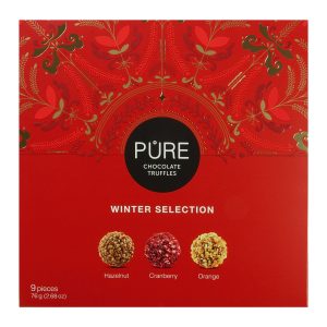 Ексклузивна колекция трюфели PURE - Зимна серия 9 бр