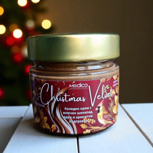 Шоколадов Крем Christmas Velvet с млечен шоколад и ядки 150 г