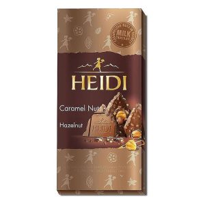 Млечен шоколад Heidi с карамелизирани лешници и лешникова паста 80 г