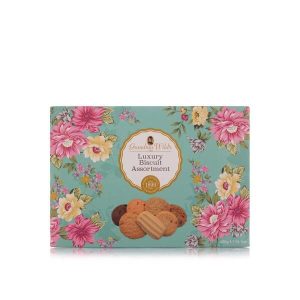 Бисквитиера Grandma Wild's селекция с кокос, овес, череши Bakewell, малини, ягоди ,шоколадови капки, двойни шоколадови капки и карамел 400 г